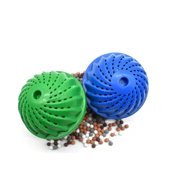 Новый супер обеззараживающий шарик для стирки Экологически Чистый Зеленый шарик для стирки Молекулы Аниона Очищающая Волшебная Стирка